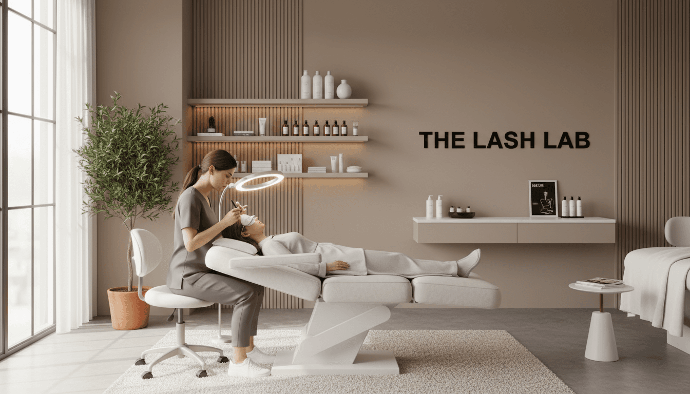 Modern beauty studio treatment space